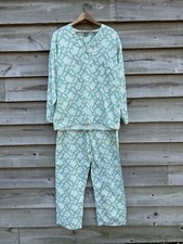 1930s Men  s Vintage Cotton Broadcloth Jiffy Jama Pajamas Large Fantastic Print