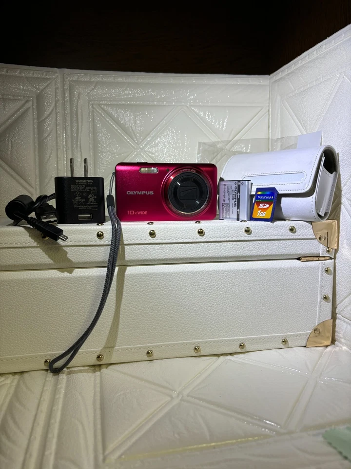 🚀🎁《MINT in CASE》Olympus Stylus VH-520 iHS 14.0 MP Digital Camera From JAPAN✈✈✈ - Image 3 of 4