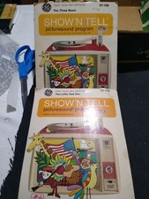 3 Vintage SHOW N TELL Phono viewer picture sound Program Nursery tales