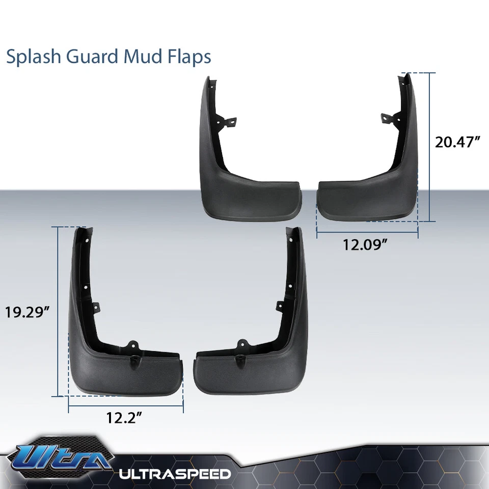 Protector contra salpicaduras guardabarros apto para Land Rover Range Rover Sport L320 2006-2013 4 un. Foto 3 de 4