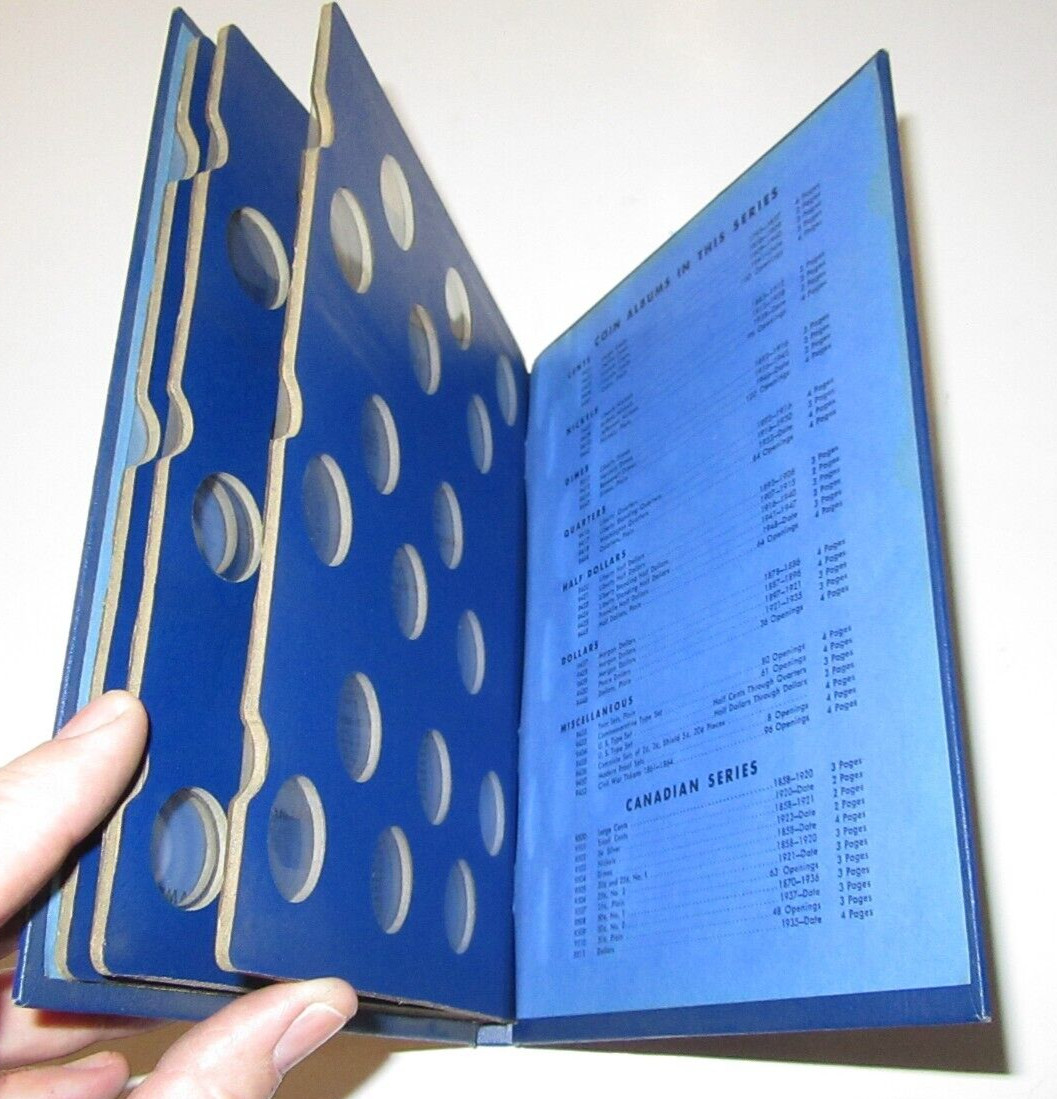 Whitman 9505 Canadian 20 & 25 Cents 1858-1920 Coin Album (NEW old stock scarce)