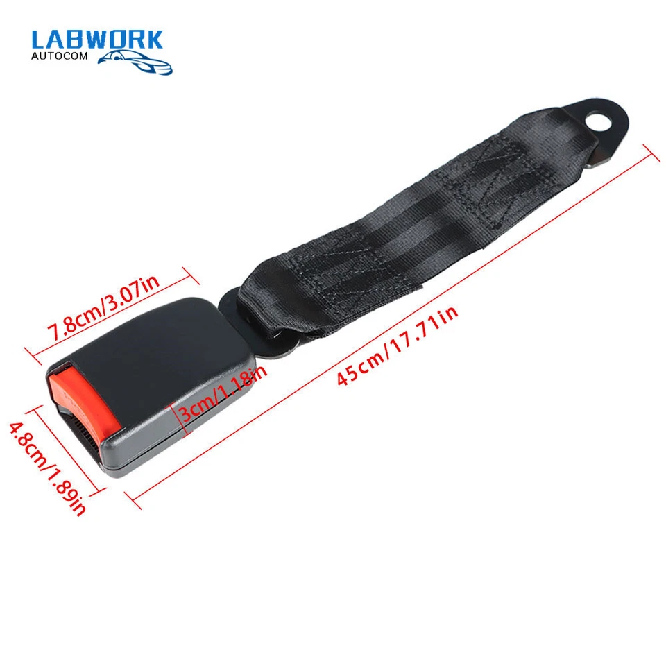 2 cinturones de seguridad retráctiles universales de 3 puntos aptos para Jeep CJ YJ Wrangler 1982-95 Foto 4 de 4