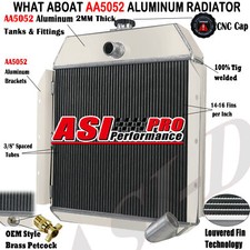 4 Row Aluminum Radiator For 1941-1949 1948 International Truck Pickup MT CC4960