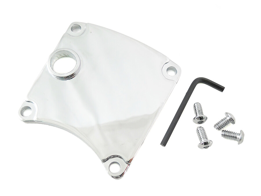 Chrome Skull Primary Inspection Cover For Harley Shovelhead & Softail