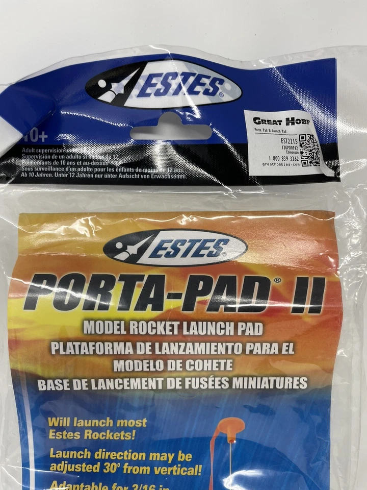 Plataforma de lanzamiento Estes Porta Pad II EST2215 nueva sellada Foto 3 de 4