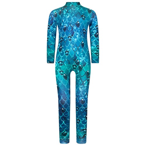 Kids Girls Costume Performance Bodysuit Cosplay Jumpsuit Soft Catsuit Smooth - Picture 12 of 37
