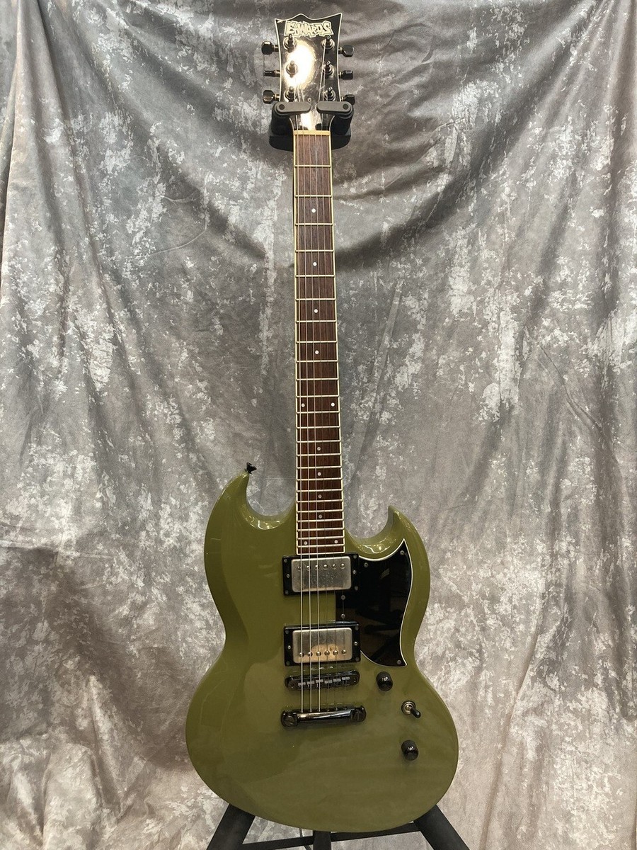 EDWARDS by ESP E-VP-85 Viper Army Green Made in Japan SG EDWARDS by ESP E-VP-85 Viper Army Green Made in Japan SG