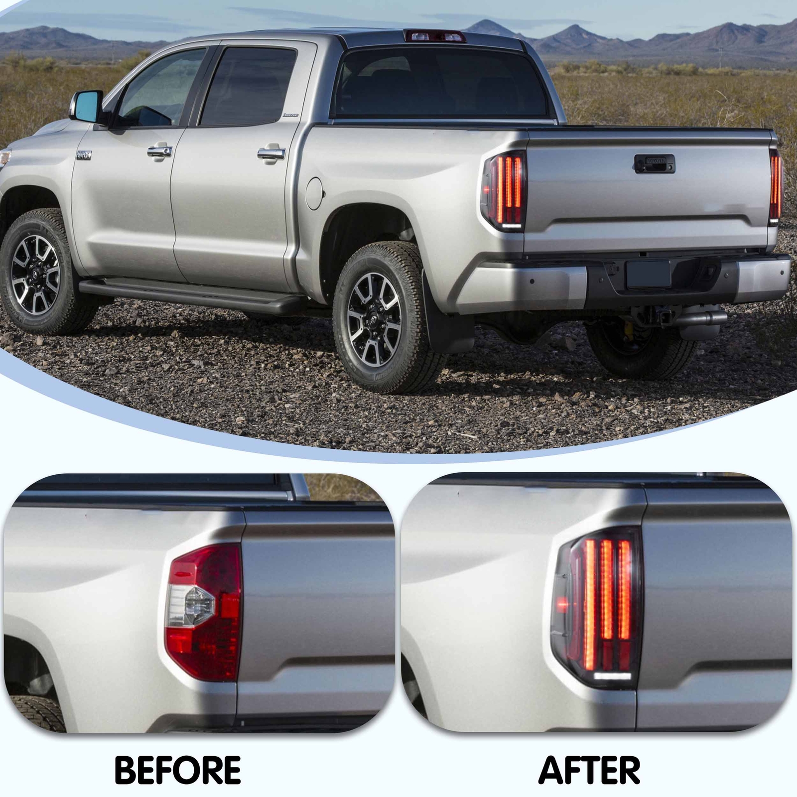 Speed Daddy Smoked LED Fog Lights W/ Bezels & Switch – 2014-2021 Toyota Tundra - View #3