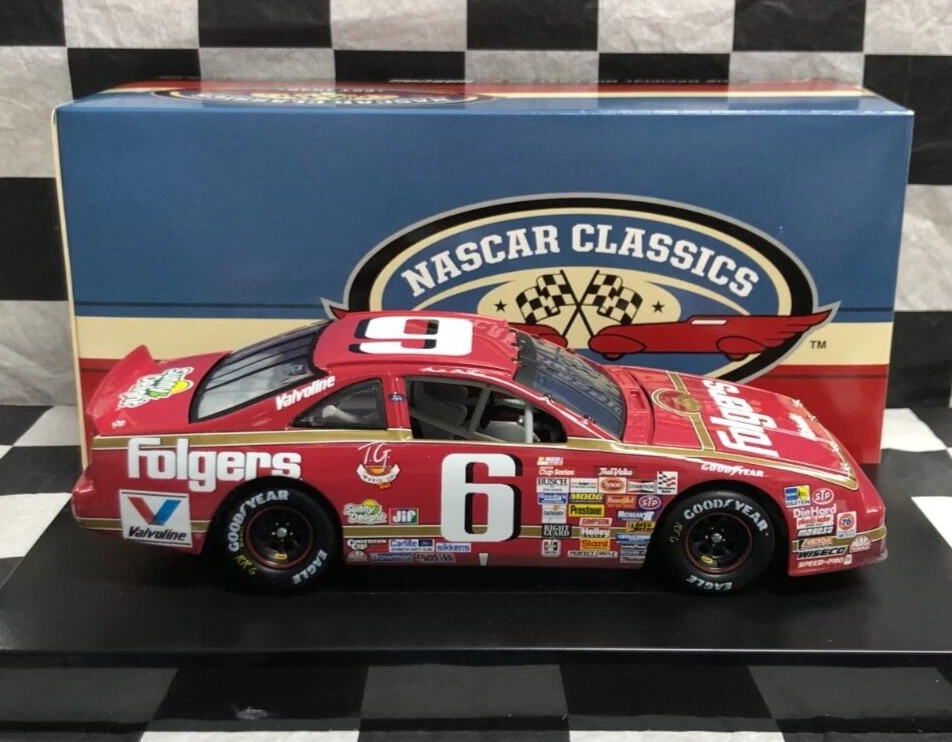 Mark Martin #6 Folgers Atlanta Vittoria 1991 Ford Thunderbird 1:24 WX62321FOLMHD - Immagine 3 di 4