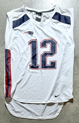 New England Tom Brady Sleeveless Hoodie Men's MSX By Michael
