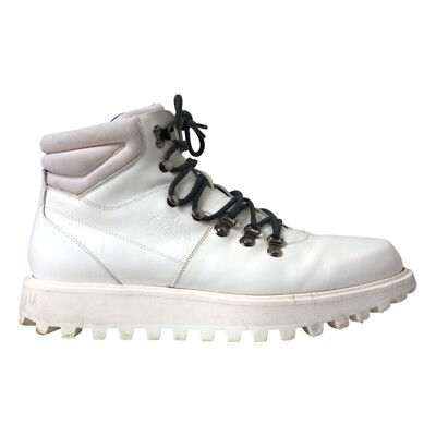 DOLCE & GABBANA Shoes Ankle Boots White Vulcano Trekking Men EU43