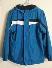 BOYS PACIFIC TRAIL REVERSIBLE HOODED JACKET XL 18/20 FLEECE LINED