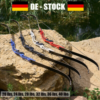 Wettbewerb Athletic 66 Zoll Takedown Recurve Bogen 20-40lbs für Erwachsene Jagd