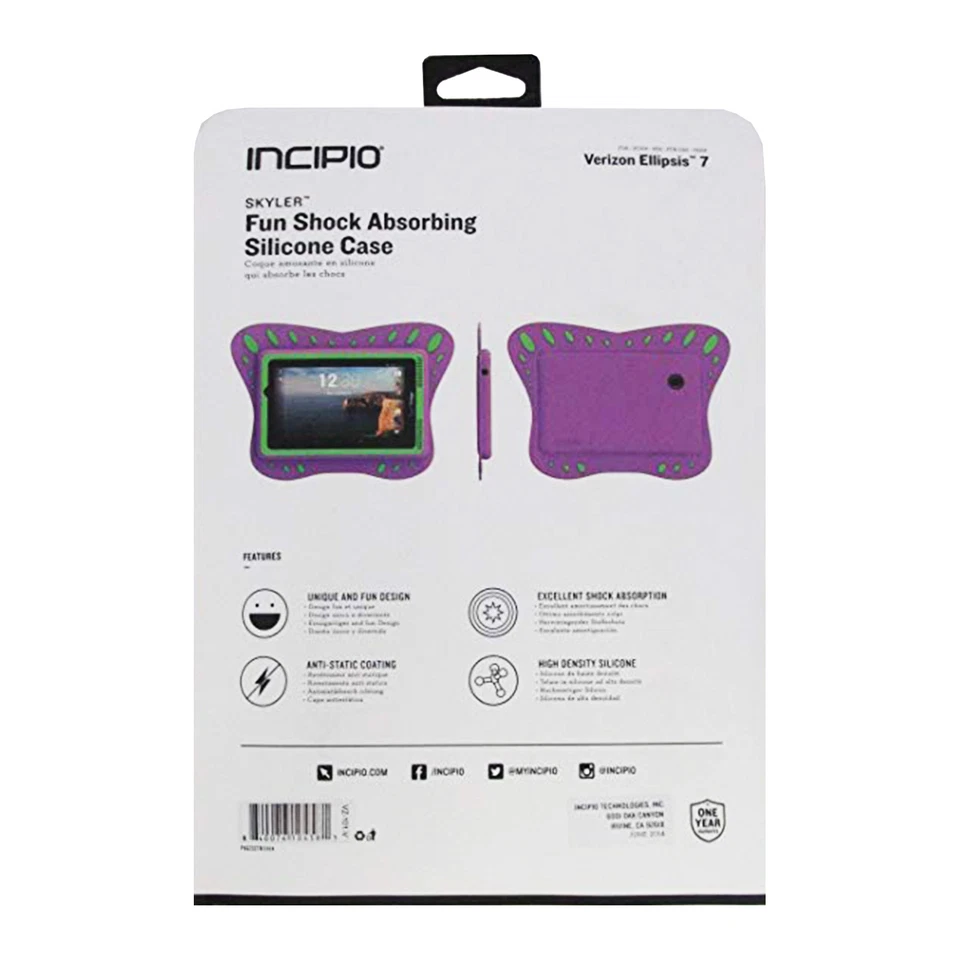 Incipio Kid Friendly Drop Shock Absorbing Silicone Case for Verizon Ellipsis 7 - Image 2 of 4