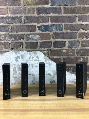 5x Dell Wyse 5070 Thin Client PC Celeron J5005 1.50GHz 4GB RAM 16GB HDD (No A/C)