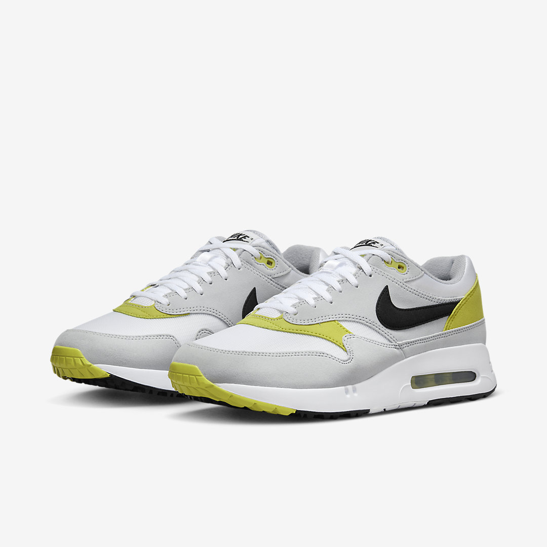【新品】 Nike Air Max 1 ‘86 ゴルフ（白/グレー/イエロー） Nike Air Max 1 86' OG Golf Shoes Bright Cactus White Grey | eBay