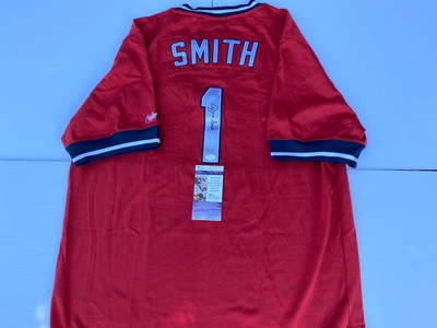 ozzie smith signed jersey