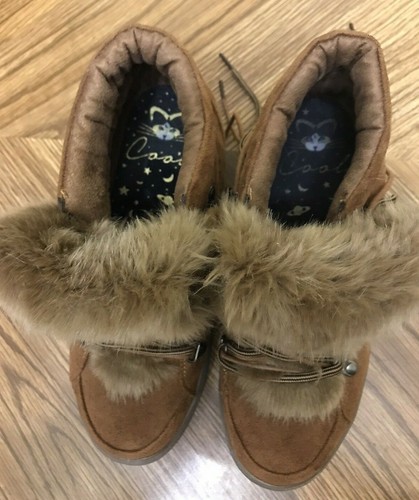 Botas al tobillo Coolway Oslo Marrón Bronceado Piel Imitada EE. UU. MUJER TALLA 7 con cordones - Imagen 7 de 9