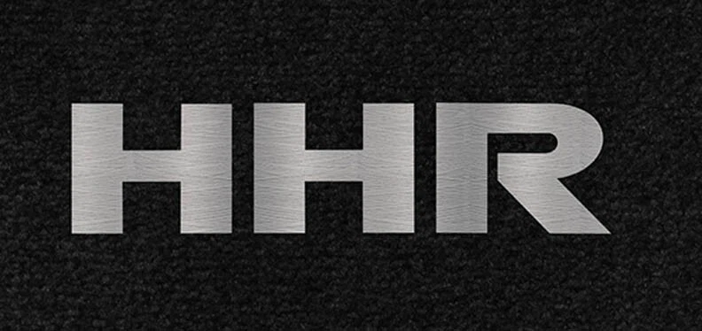 ¡NUEVO! Alfombra de carga Chevy HHR 2006-2011 negra bordada logotipo HHR plateado Foto 3 de 4