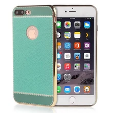 Apple IPHONE 7 PLUS Chrome Gold w/ Mint Cell Phone Case Gel Fuse 360 Protect