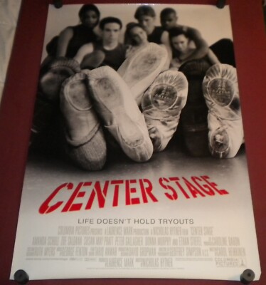 Center Stage Movie Poster 27x40 D/S Amanda Schull  Zoe Saldana  Ballet  Dancing