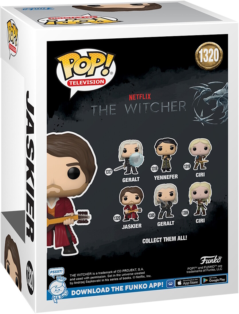 Thumbnail - The Witcher - Jaskier 1320 - Funko Pop Vinyl Figur