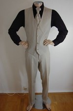 *** Wilvorst *** Hochzeitsweste mit Plastron und Einstecktuch 