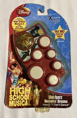 Vintage Rockerz Boomin Drums I Don't Dance High School Musical 2007 Zizzle HTF