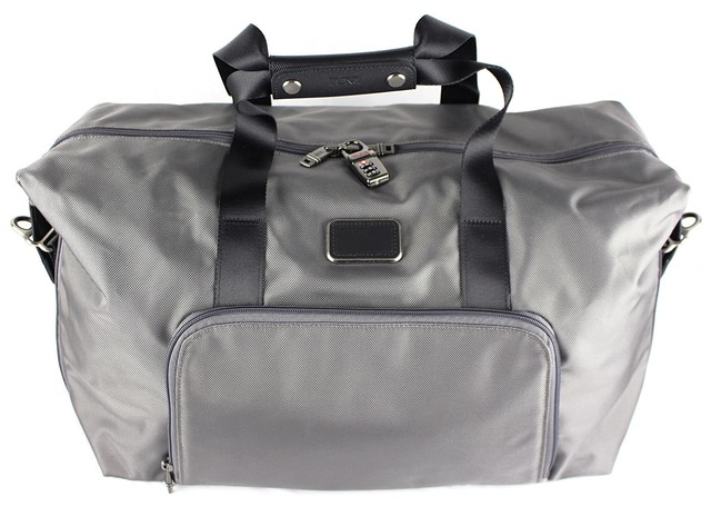 tumi alpha 2 double expansion travel satchel duffel bag