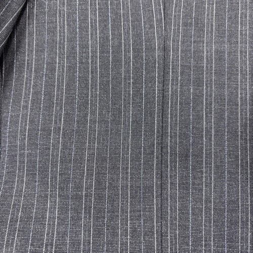 Blazer John Varvatos EE. UU. Talla 36R Gris Blanco Rayas Lana 120s Chaqueta Sullivan - Imagen 17 de 17
