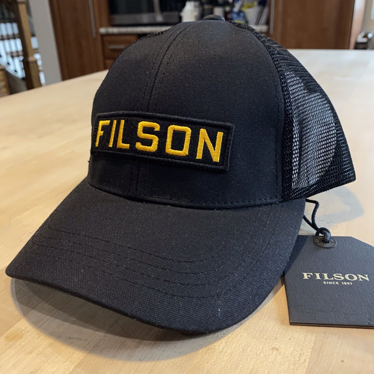 Filson Mesh SnapBack Logger Cap - With Tags - Black for sale