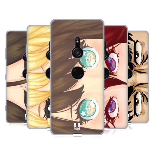 HEAD CASE DESIGNS MANGA EYES SOFT GEL CASE FOR SONY PHONES 1 - Picture 1 of 12