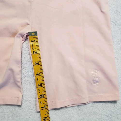 Les Girls Les Boys Athletic Shorts Women's XS Pink Tight Drawstring Yoga Running - Picture 11 of 11