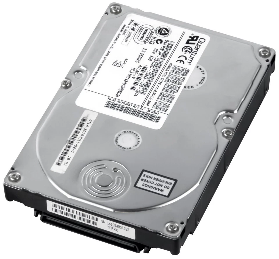 Hard Drive Dell 037URC XC18J011 18GB 7.2K 4MB SCSI U160 3.5" - Image 2 of 3