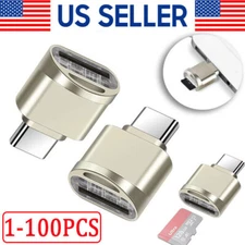 TypeC To Micro SD TF Card Reader OTG USB Adapter Converter For Samsung Phone LOT
