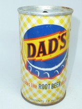 Tapa vacía abierta 12 oz Dad's Root Beer S.S. Fan-Tab