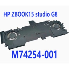 For HP ZBOOK15 studio G8 Laptop CPU GPU Cooling Fan with Heatsink M74254-001