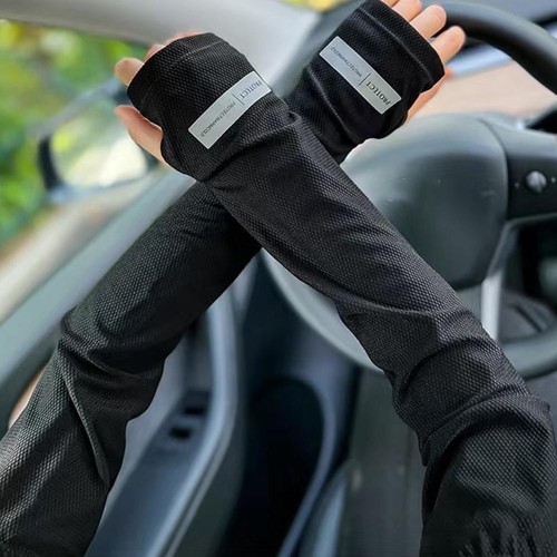 Unisex Cooling Arm Sleeves Cover Sports UV Sun Protection Outdoor Sports*. - Picture 2 of 32