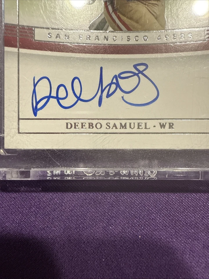 2019 National Treasures - Rookie Signatures Rps Deebo Samuel #RS-DS /99 (AU, RC) - Image 4 of 4