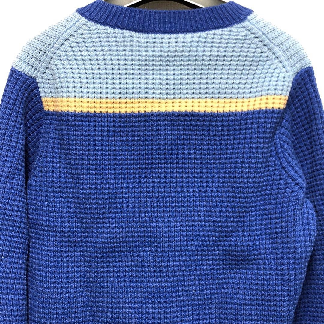 UNIQLO MARNI Popcorn Knit V-Neck Sweater Blue XL Used thumbnail 8