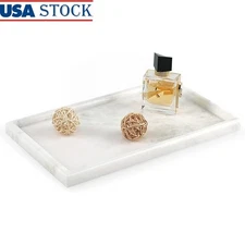 Luxury Marble Tray Bathroom Countertop Organizer Decorative Gift Unique Design