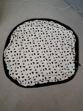 Play & Go 2 in 1 Canvas Kids Toys Storage Bag and Play Mat Panda Bear Print 55 