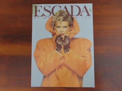 Escada Fall 1990 Claudia Schiffer, Yasmeen Ghauri, Gail Elliot