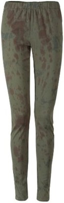 APART Damen Hose Lang Treggings, Sporthose, Leggings, Khaki-Bambus, Gr. 32