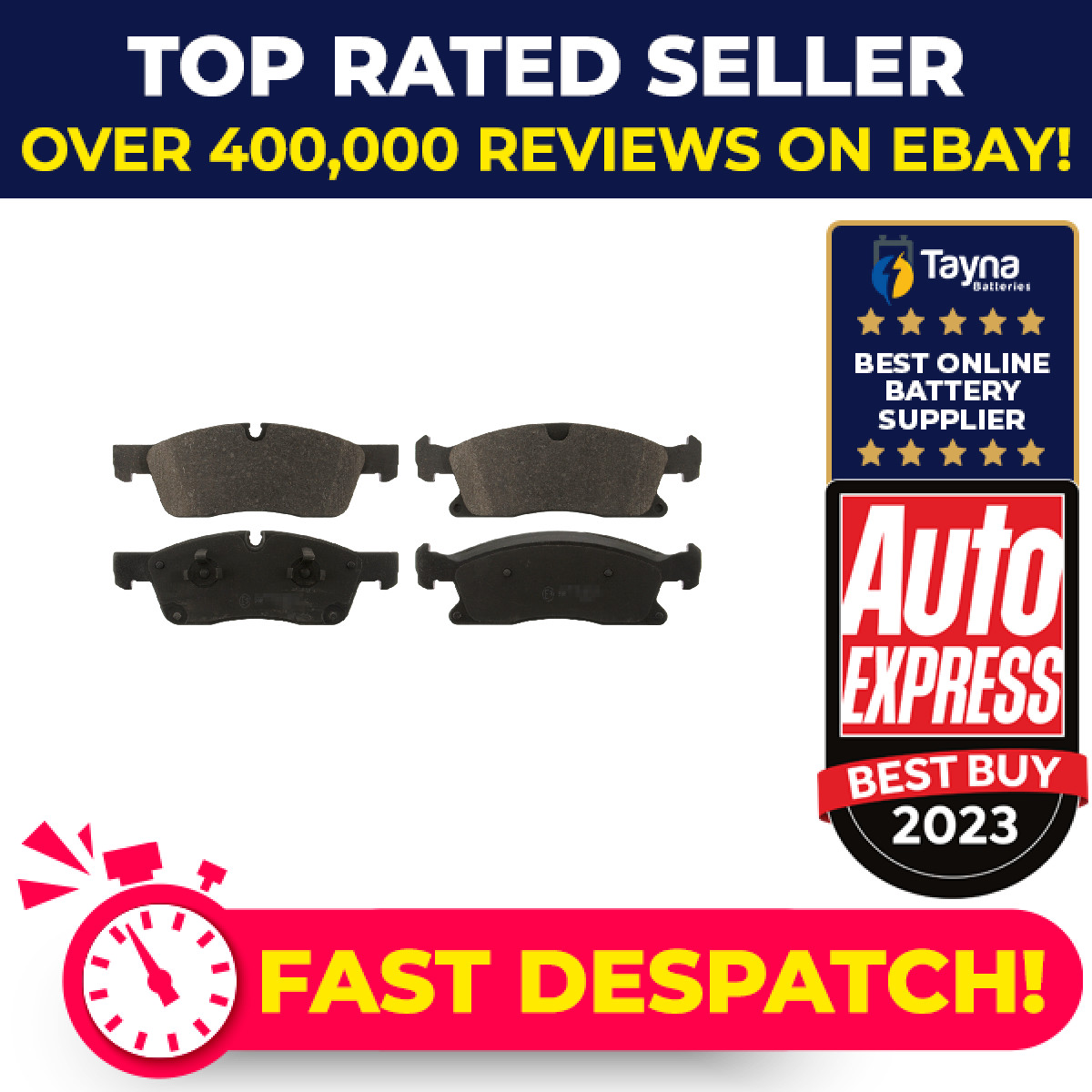 Brake Pads Set fits MERCEDES ML400 W166 3.0 Front 13 to 15 M276.821 Blue Print
