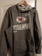 Kansas City Chiefs Super Bowl LVII Champions Nike XL Gray Hoodie Kelse Mahomes
