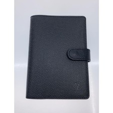 Used LOUIS VUITTONAgenda PM_Taiga/PVC/BLK/plain/men's//