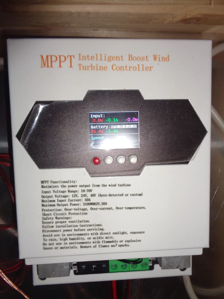 3KW 3000 Watt MPPT Windkraftanlage Windgenerator Windturbine LADEREGLER - Bild 3 von 4