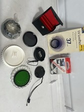 Vintage Camera Parts Lot Len Hoods- Caps- Adapters And Misc L K