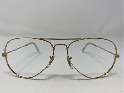 Ray-Ban Italy RB 3025 AVIATOR LARGE 001/41 58-14 3F Gold Sunglasses Frame 154B